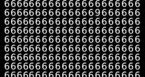 Just 1 percent of people can find the hidden 9 in a sea of 6s in less than 9 seconds