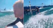 Prince Harry shows off surfing skills in incredible footage and fans all say same thing Prince Harry