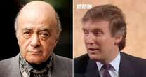 Donald Trump gushes over 'great guy' Mohamed Al-Fayed' in resurfaced interview