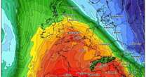 UK weather: Shock maps turn red as 17C heat surge engulfs Europe and heads for Britain