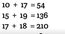 Only the top 2 per cent of people can solve this maths problem - but it's actually really easy