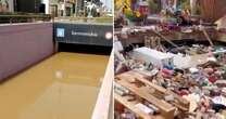 Spain floods: Inside flooded shopping mall car park where authorities fear they'll find 'mass grave'