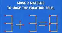 If you can solve this matchstick maths problem in less than 10 seconds you're in top 2 percent of people