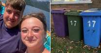 Couple fined £1,200 after thieves rip open bin bag outside home and move it 30ft