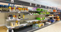 Tesco and Asda shoppers complain of empty shelves as supplies ‘start to fail’