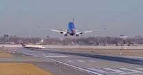 Horror moment Southwest plane almost collides with jet in 'near miss' as it landed at airport