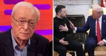 Michael Caine issues 7-word verdict on Trump and Zelensky's White House clash