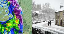 UK snow maps show Atlantic storm will bring 8 inches and torrential rain twin threat