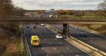 M6 closed as police race to scene after car flips over onto roof