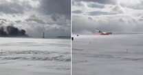 Delta Air Lines nail-biting new video reveals how plane landed upside before bursting into flames