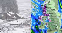 UK snow maps show only two areas will miss '5cm per hour' blizzard in one week's time