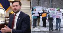 JD Vance's ski holiday plagued by protesters as family moved amid Zelensky backlash