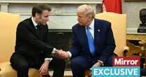 Donald Trump's handshake with Macron proves subtle tactic in peace talks with dictator Putin