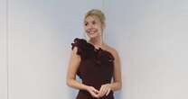 Copy Holly Willoughby’s burgundy gown from Dancing on Ice with this affordable alternative