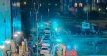 Man fell to his death moments after police arrived at Manchester flat over 'indecent child images'