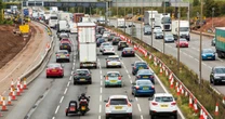 LiveM1 motorway closed LIVE: Car erupts into fireball as traffic grinds to a halt with six mile tailbacks
