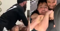Sickening moment man is beaten up and kidnapped by his own brother-in-law
