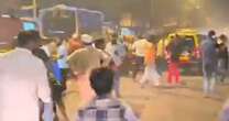 Mumbai bus loses control and ploughs through crowd leaving three dead and dozens injured