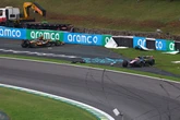 Three cars spin out in F1 sprint race chaos as Oscar Piastri dealt fresh blow