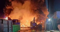 LiveErith fire LIVE: Warehouse, crane and vehicles on fire at London industrial estate