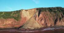 Home teeters on cliff edge as biggest landslip in 30 years hits seaside