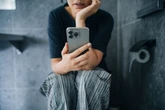 Hidden health risk of using your mobile phone on the toilet