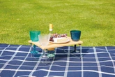Aldi's wine table stops you spilling your plonk at picnics (and it costs less than a bottle of wine)