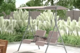 Two-seater swing chair worth £100 with built-in drinks table plummets in flash offer
