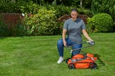 'Beast' Flymo lawnmower cuts through grass and weeds 'like butter'