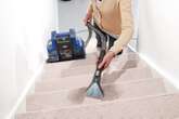 Spot cleaner that banishes spills and stains from carpets and upholstery is on sale