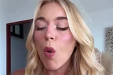 Elle Brooke tries new career as she puts 'exotic balls' in her mouth