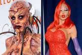 Heidi Klum's freakiest Halloween looks - busty curves, worm suit, army of clones