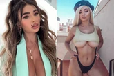 Playboy model with 30GG boobs rocks extreme crop top to flaunt famous assets
