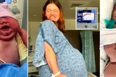 Record smashing 'mega-baby' born in front of horrified nurses all asking same question