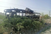 Several kids killed and 38 injured after suicide car bomber strikes school bus in Pakistan