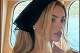 Brooks Nader channels Pamela Anderson's curves in red swimwear that landed her Baywatch role