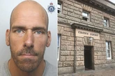 Topless thug kicks female cop in the head as she arrests him for flashing woman