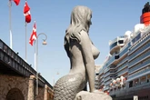 Busty mermaid statue removed after branded 'man's hot dream' as sculptor hits back