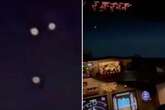 Airline pilot captures 'three UFOs' outside plane thousands of feet in the air