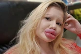 Woman with 'world's biggest lips' was natural beauty before extreme filler