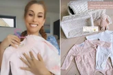 Stacey Solomon tears up as she shows off adorable first items for baby girl