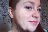 Woman ditches razor to grow beard that she 'straightens' to make 'shiny'
