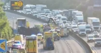 LiveM25 traffic LIVE: Lorry crash causes motorway to close with long delays
