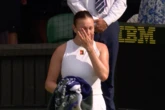 Wimbledon star 'close to tears' during 'hard to watch' straight sets final loss