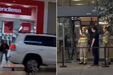Car drives through major shopping centre as terrified shoppers forced to hide