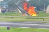 Five killed as Indian Air Force plane crashes in fireball landing at Assam airbase