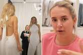 Molly-Mae Hague tries on dresses at wedding shop after Tommy Fury split