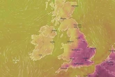 UK weather maps show red wall as second heatwave to sizzle in days with 35C scorcher