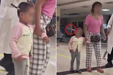 Horror moment mum drags daughter, 3, into hospital with steak knife in her head