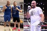 Fans distracted by Tyson Fury's 'third leg' as boxing champ returns to training
